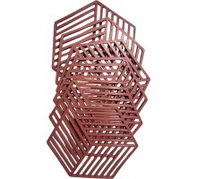 Подставка для посуды бордовый