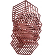 Подставка для посуды бордовый