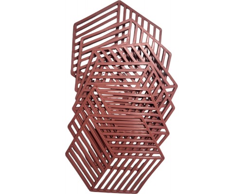 Подставка для посуды бордовый