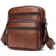 Мужская барсетка натуральная кожа коричневая 