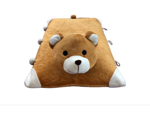 Подушка игрушка 40x60 см, латекс, медведь 