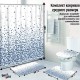 Комплект ковриков для ванной и туалета со шторкой (Пиксель)