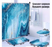 Buzz Lady комплект ковриков B6066784 90x60 см, полиэстер, флис, ПВХ