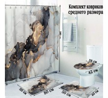 Buzz Lady комплект ковриков 6066784 80x50 см, ПВХ, полиэстер, флис