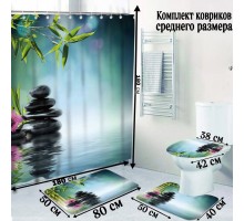 Buzz Lady комплект ковриков 6066782 80x50 см, ПВХ, полиэстер, флис