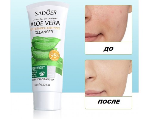 SADOER Aloe Vera гель-пенка 100 мл