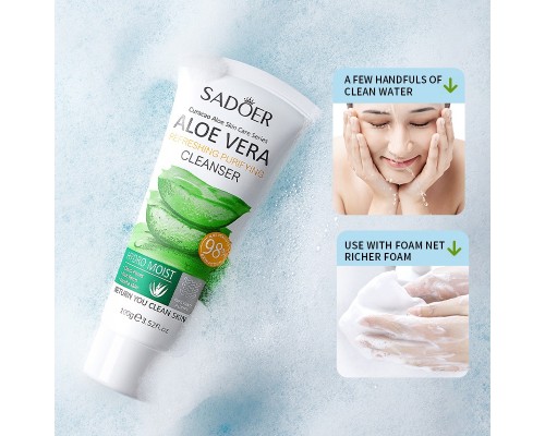 SADOER Aloe Vera гель-пенка 100 мл