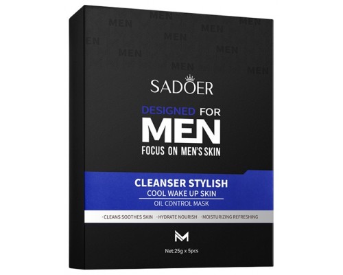  SADOER тканевая For Men 5 шт по 25 мл