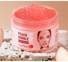 SADOER кислородная Peach Bubble Clay Mask 100 мл