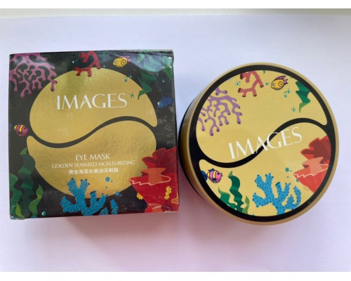 Патчи Images гидрогелевые Golden Seaweet Moisturizing питательные 60 шт