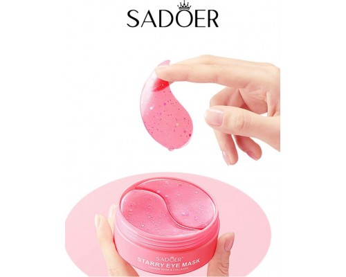 Патчи SADOER гидрогелевые Damask Rose питательные 60 шт