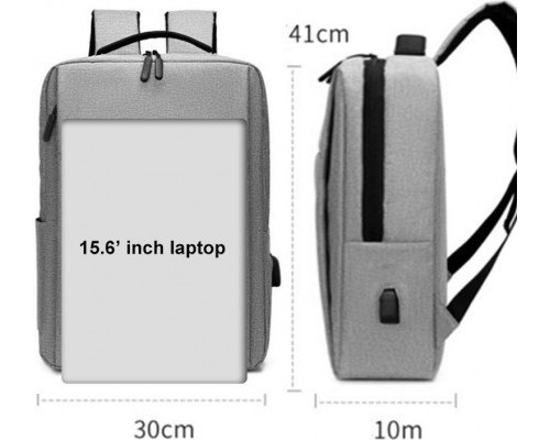 Рюкзак Buzz Lady BZ1201 текстиль серый