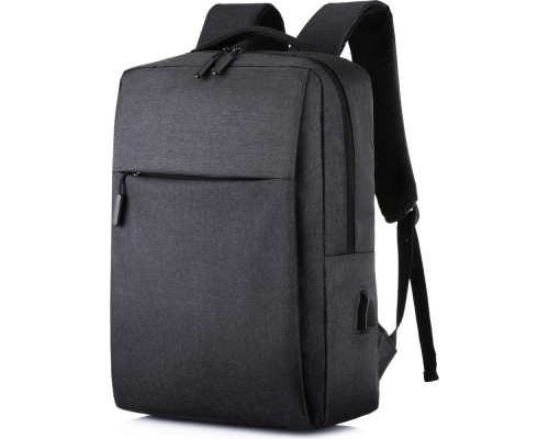 Барсетка черная из натуральной кожи