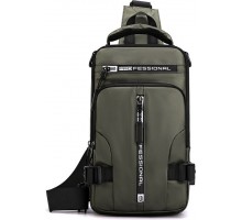 Сумка кросс-боди зелёная