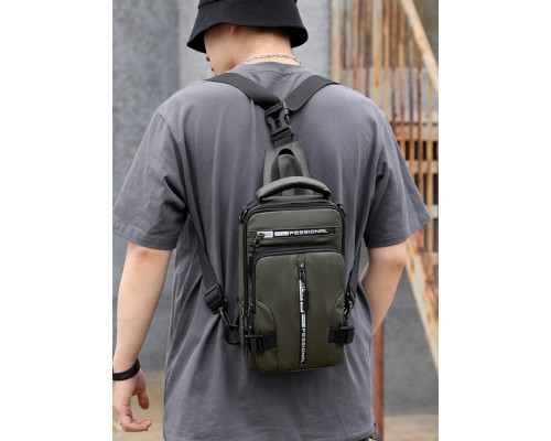 Сумка кросс-боди зелёная