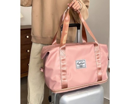 Дорожная сумка трансформер розовый