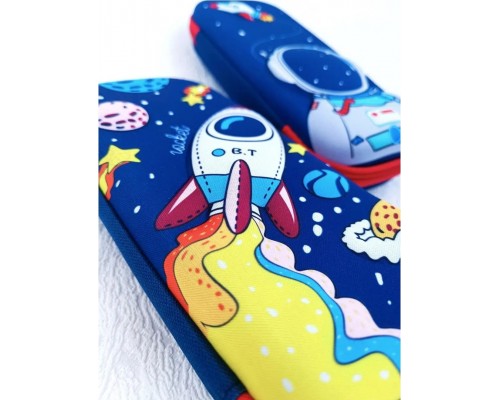 Пенал Buzz Lady 3D пенал космос BZ909509, застежка молния, синий