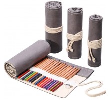 Buzz Lady Пенал скрутка BZ569836, застежка отсутствует, серый