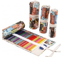 Buzz Lady Пенал скрутка для карандашей и ручек BZ489209, застежка отсутствует, бежевый