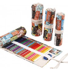 Buzz Lady Пенал скрутка для карандашей и ручек BZ489209, застежка отсутствует, бежевый