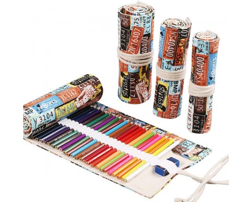 Buzz Lady Пенал скрутка для карандашей и ручек BZ489209, застежка отсутствует, бежевый