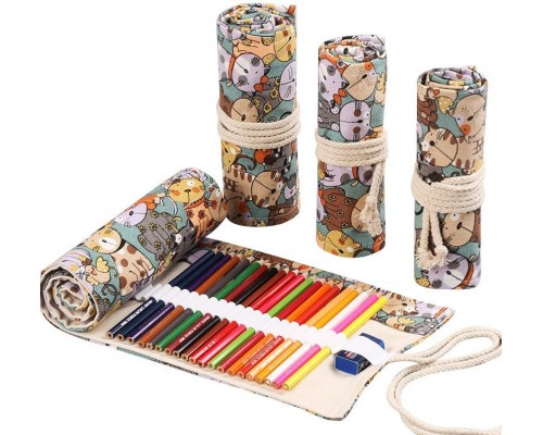  Buzz Lady Пенал скрутка BZ652435, застежка отсутствует, мультиколор