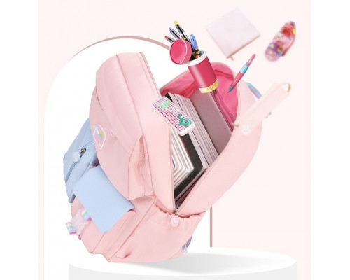 Рюкзак Buzz Lady BZ654321 полиэстер мультиколор, розовый