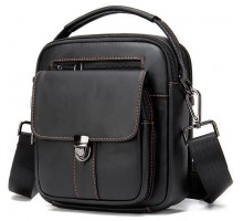 Барсетка Buzz Lady 176001 натуральная кожа черный