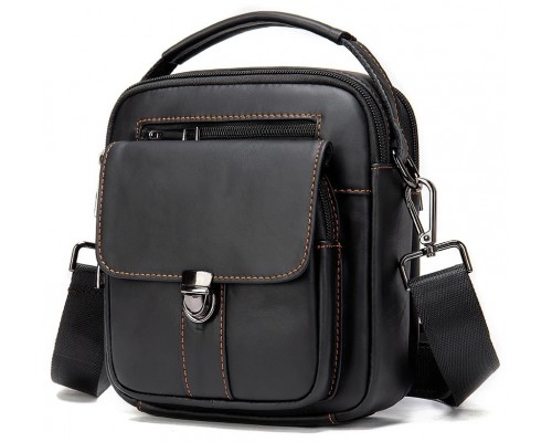 Барсетка Buzz Lady 176001 натуральная кожа черный