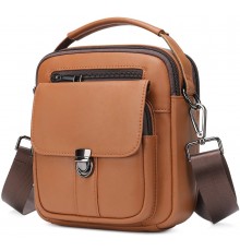 Барсетка Buzz Lady 176001 натуральная кожа коричневый