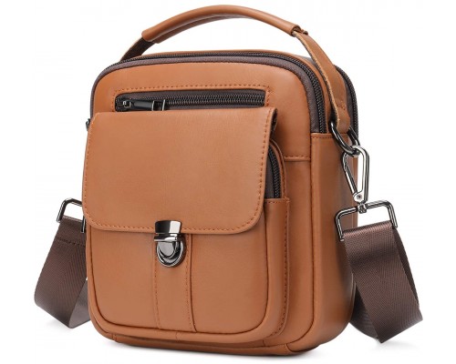 Барсетка Buzz Lady 176001 натуральная кожа коричневый