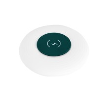 Беспроводное зарядное устройство ночник, зеленый