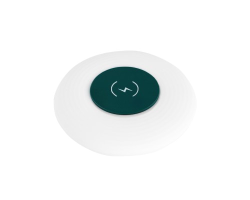 Беспроводное зарядное устройство ночник, зеленый