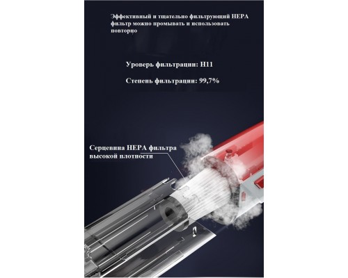 Buzz Lady BZ01 0.2 л автопылесос серебристый, красный