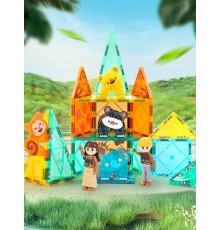 Конструктор магнитный Kebo KBDM-56CY, мультиколор